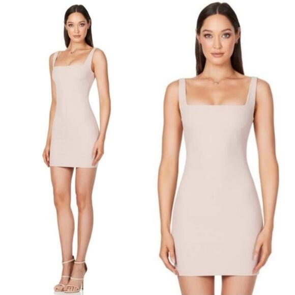 Nookie Dresses & Skirts - NOOKIE-NWT-Rendevous Mini Dress Sleeveless Square Neck Zip Stretch-Size Small